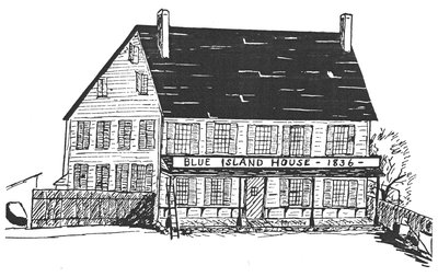 Het Blauwe Eiland Huis door Unknown